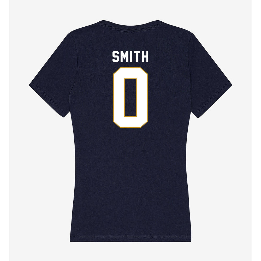 Notre Dame - NCAA Football : DeVonta Smith - Women's V-Neck T-Shirt-1