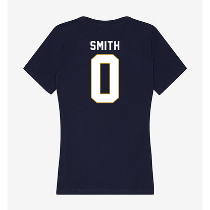 Notre Dame - NCAA Football : DeVonta Smith - Women's V-Neck T-Shirt-1