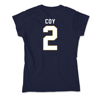 Notre Dame - NCAA Baseball : Noah Coy - Soft Style Women’s T-Shirt-1