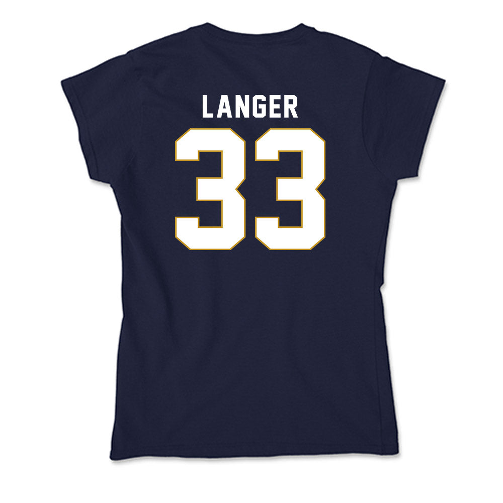 Notre Dame - NCAA Women's Volleyball : Grace Langer - Soft Style Women’s T-Shirt-1