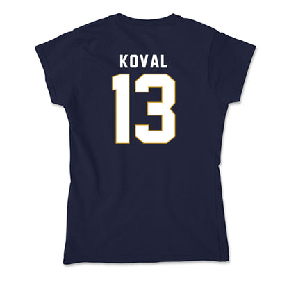 Notre Dame - NCAA Women's Basketball : Kate Koval - Soft Style Women’s T-Shirt-1