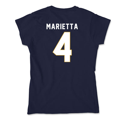 Notre Dame - NCAA Softball : Ashley Marietta - Soft Style Women’s T-Shirt-1