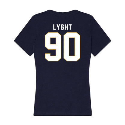 Notre Dame - NCAA Men's Lacrosse : Shawn Lyght - Women's V-Neck T-Shirt-1