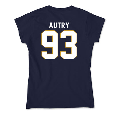 Notre Dame - NCAA Football : Quentin Autry - Soft Style Women’s T-Shirt-1