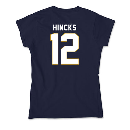 Notre Dame - NCAA Baseball : Connor Hincks - Soft Style Women’s T-Shirt-1