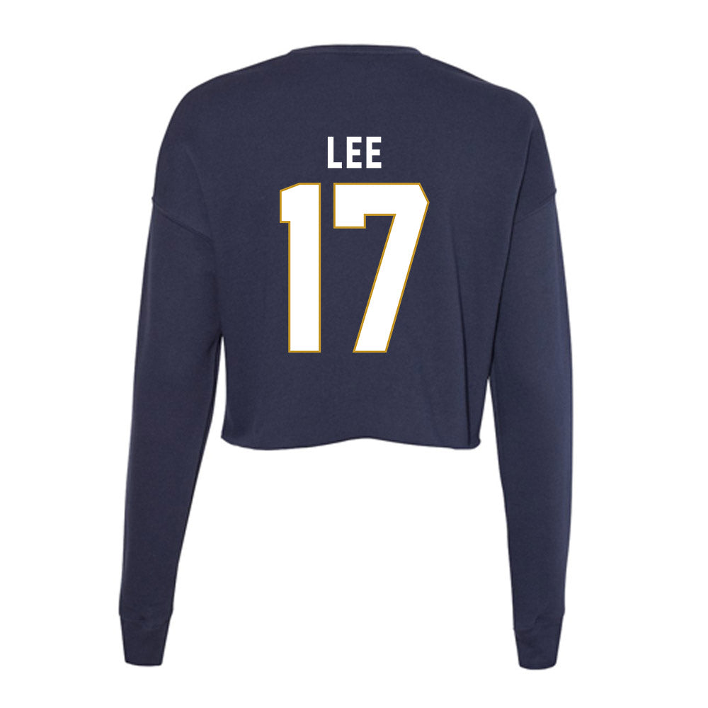 Notre Dame - NCAA Baseball : Jayce Lee - Women's Cropped Crew Fleece-1