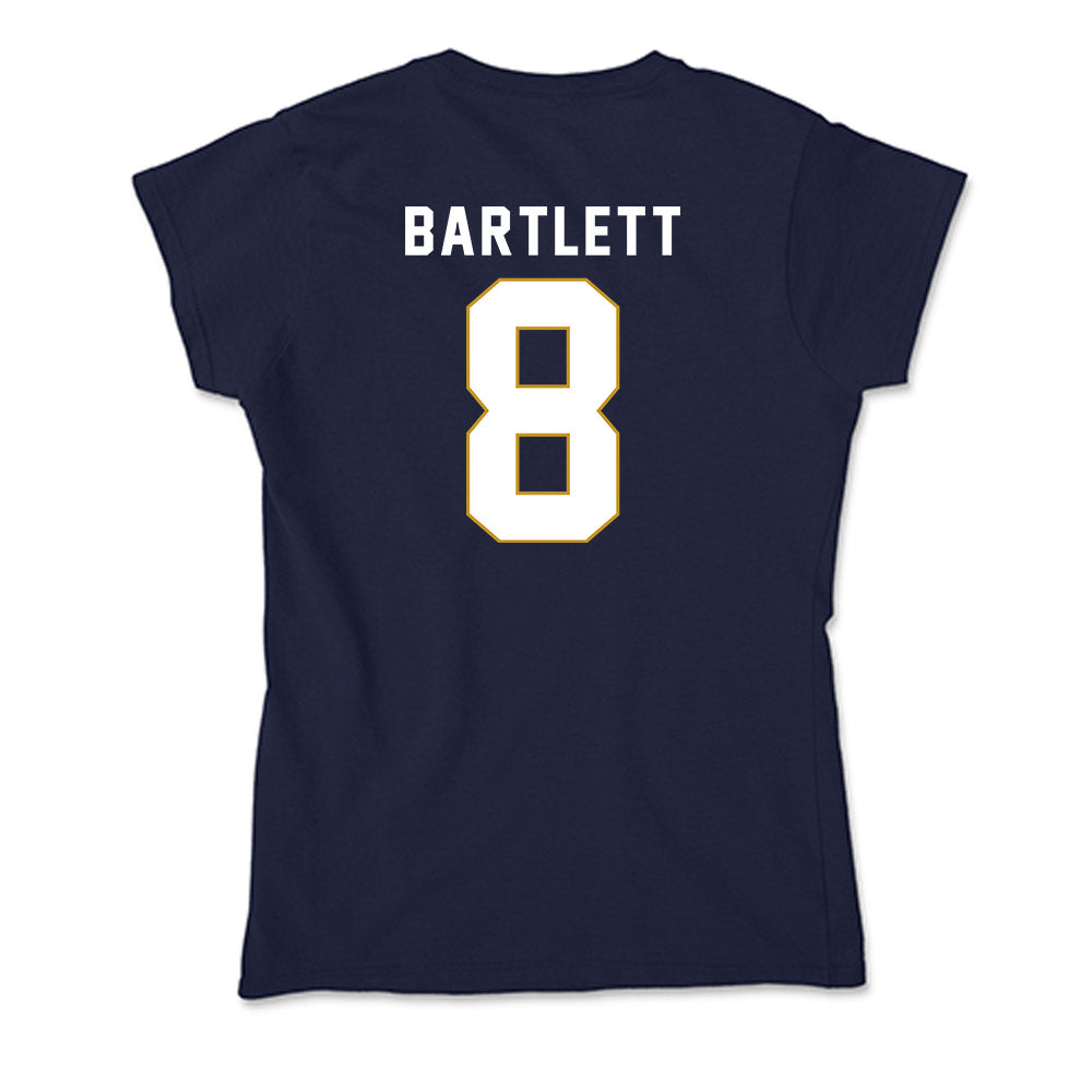 Notre Dame - NCAA Men's Soccer : Nici Bartlett - Soft Style Women’s T-Shirt-1
