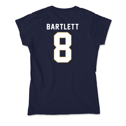 Notre Dame - NCAA Men's Soccer : Nici Bartlett - Soft Style Women’s T-Shirt-1