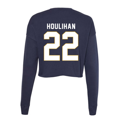 Notre Dame - NCAA Softball : Avery Houlihan - Women's Cropped Crew Fleece-1