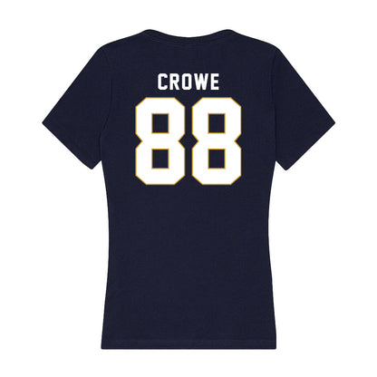 Notre Dame - NCAA Men's Lacrosse : Luke Crowe - Women's V-Neck T-Shirt-1