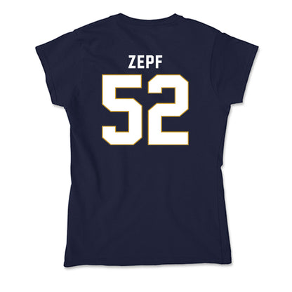 Notre Dame - NCAA Men's Lacrosse : Alex Zepf - Soft Style Women’s T-Shirt-1