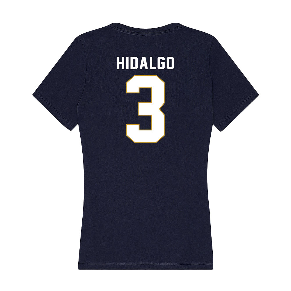 Notre Dame - NCAA Women's Basketball : Hannah Hidalgo - Women's V-Neck T-Shirt-1