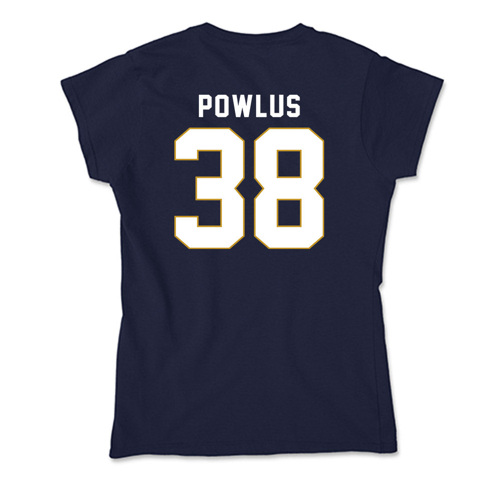Notre Dame - NCAA Football : Tommy Powlus - Soft Style Women’s T-Shirt-1