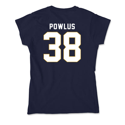 Notre Dame - NCAA Football : Tommy Powlus - Soft Style Women’s T-Shirt-1