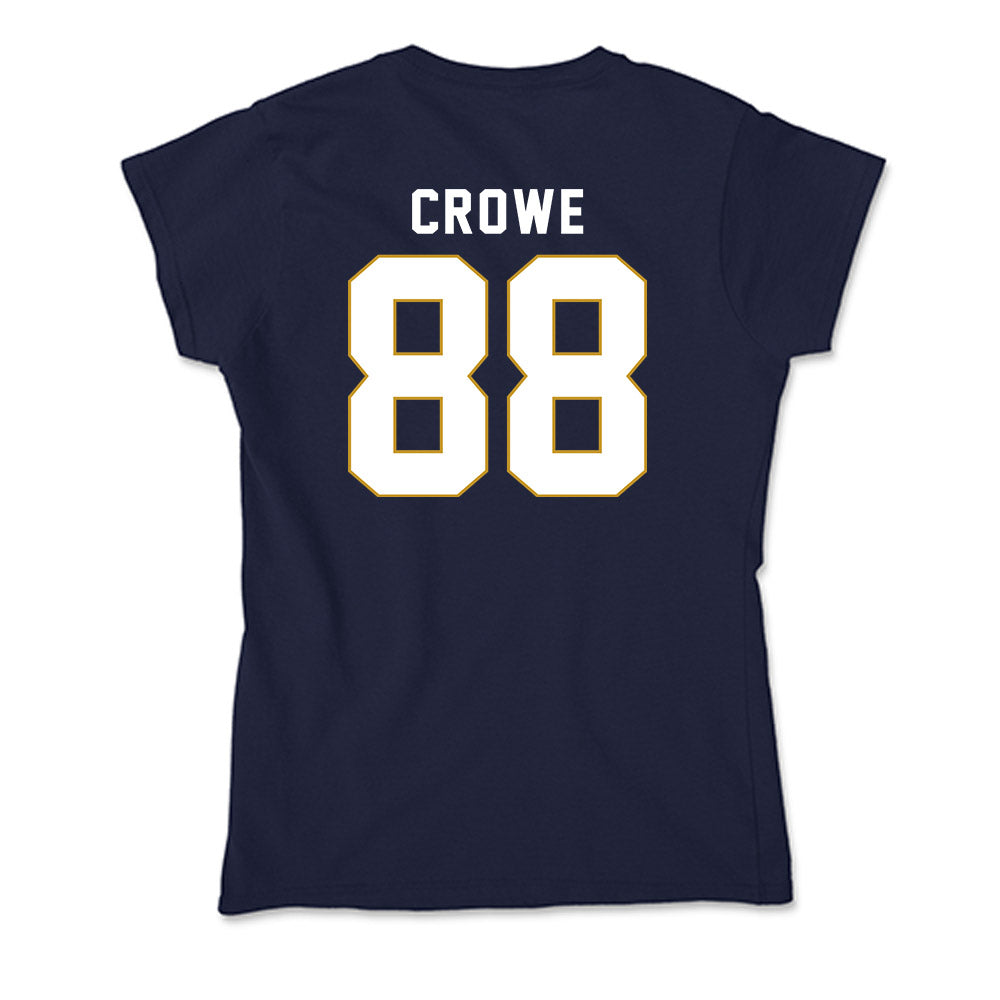 Notre Dame - NCAA Men's Lacrosse : Luke Crowe - Soft Style Women’s T-Shirt-1