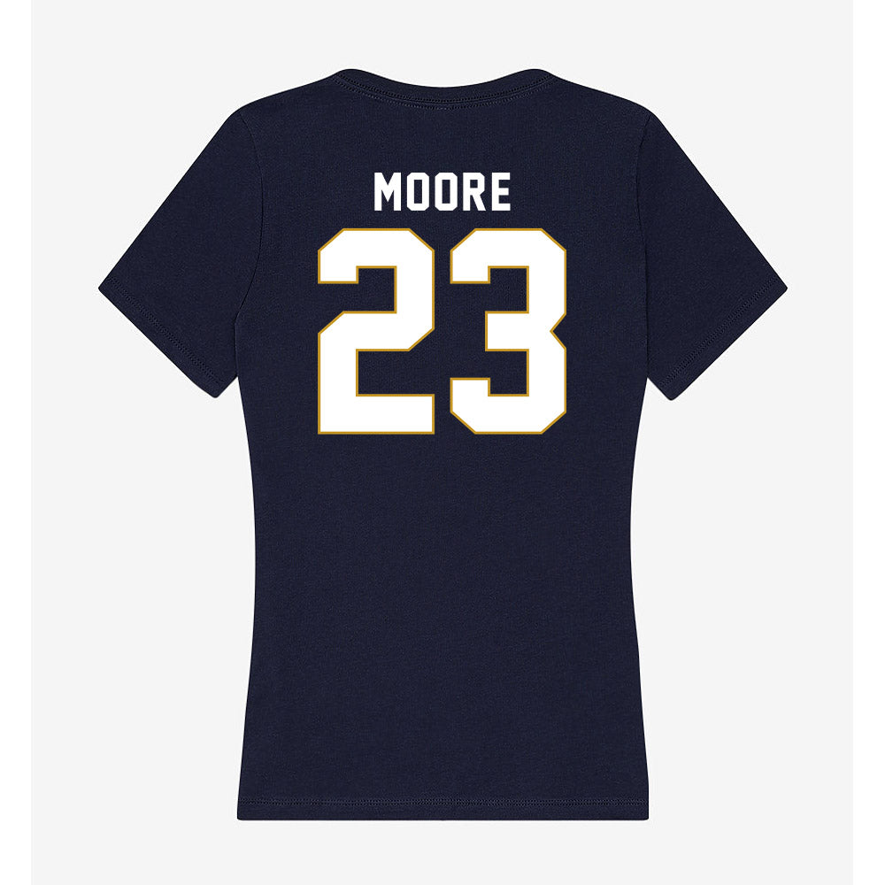 Notre Dame - NCAA Women's Lacrosse : Molly Moore - Women's V-Neck T-Shirt-1