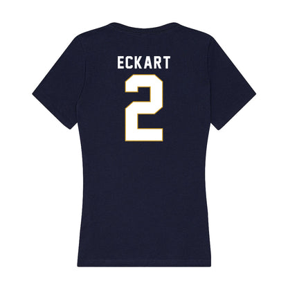 Notre Dame - NCAA Softball : Rebecca Eckart - Women's V-Neck T-Shirt-1