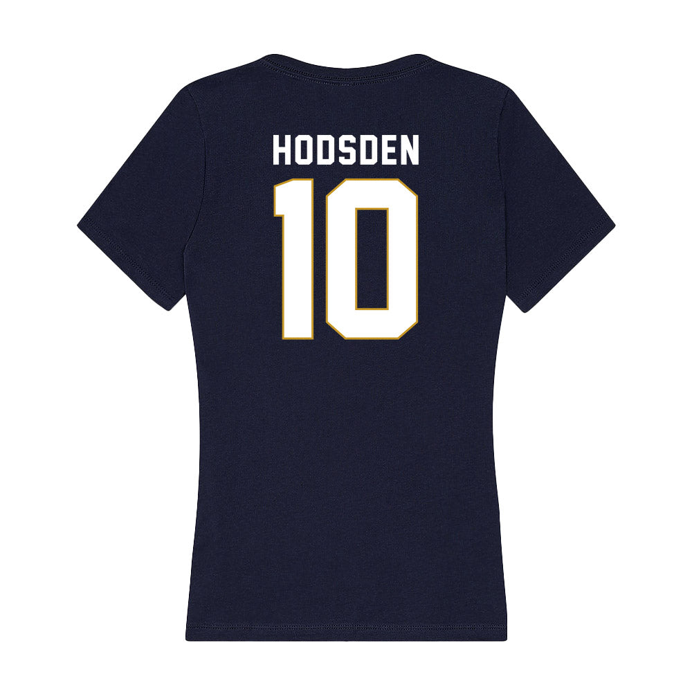 Notre Dame - NCAA Women's Soccer : Ellie Hodsden - Women's V-Neck T-Shirt-1