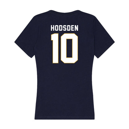 Notre Dame - NCAA Women's Soccer : Ellie Hodsden - Women's V-Neck T-Shirt-1