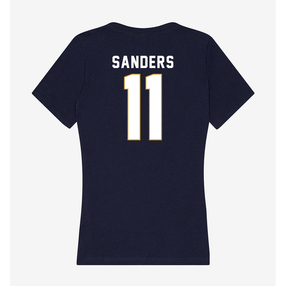 Notre Dame - NCAA Women's Lacrosse : Marleigh Sanders - Women's V-Neck T-Shirt-1