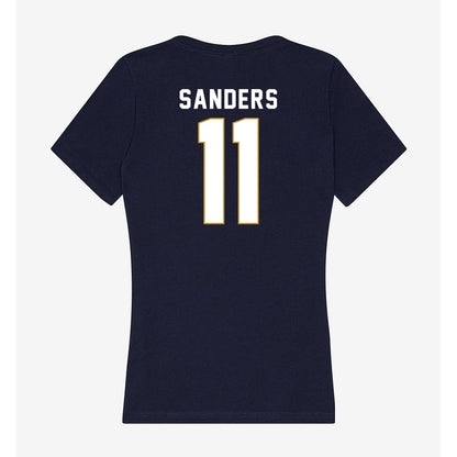 Notre Dame - NCAA Women's Lacrosse : Marleigh Sanders - Women's V-Neck T-Shirt-1