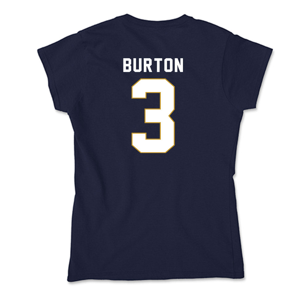 Notre Dame - NCAA Men's Basketball : Markus Burton - Soft Style Women’s T-Shirt-1