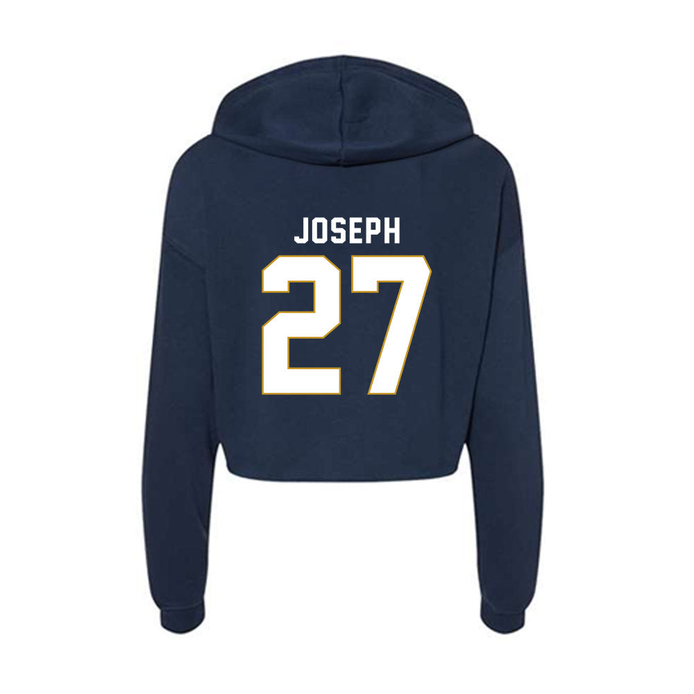 Notre Dame - NCAA Women's Soccer : Lily Joseph - Women's Crop Fleece Hoodie-1