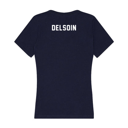 Notre Dame - NCAA Women's Fencing : Chelsea Delsoin - Women's V-Neck T-Shirt-1