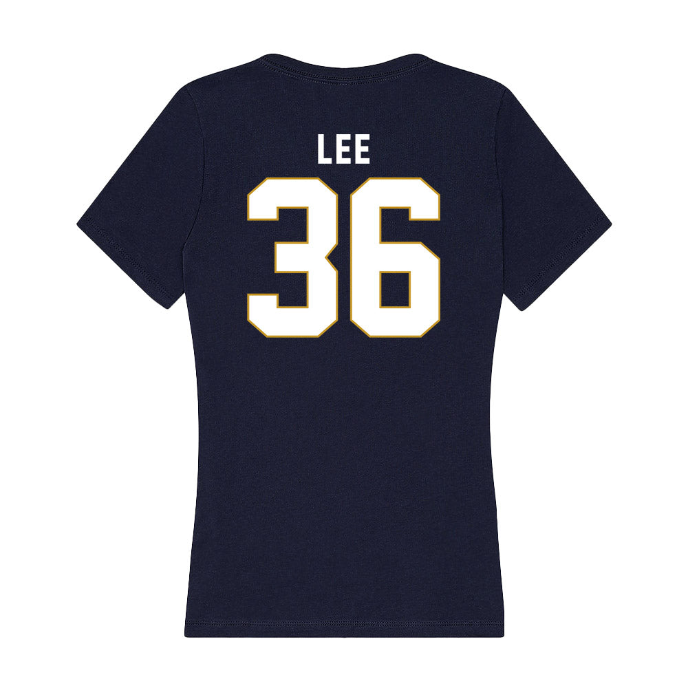 Notre Dame - NCAA Baseball : Oisin Lee - Women's V-Neck T-Shirt-1