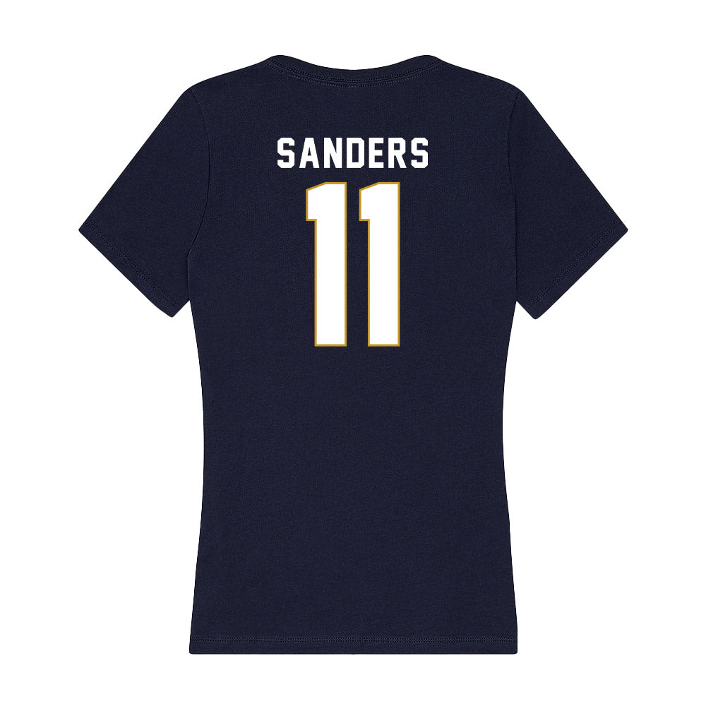 Notre Dame - NCAA Women's Lacrosse : Marleigh Sanders - Women's V-Neck T-Shirt-1