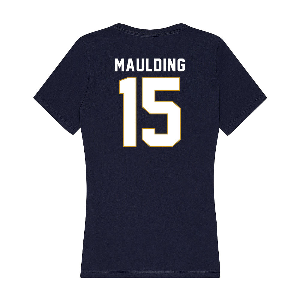 Notre Dame - NCAA Women's Volleyball : Olivia Maulding - Women's V-Neck T-Shirt-1