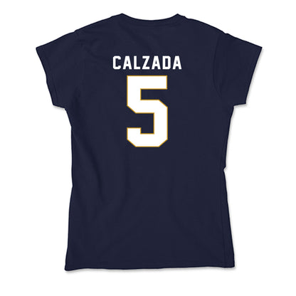Notre Dame - NCAA Women's Soccer : Carolyn Calzada - Soft Style Women’s T-Shirt-2