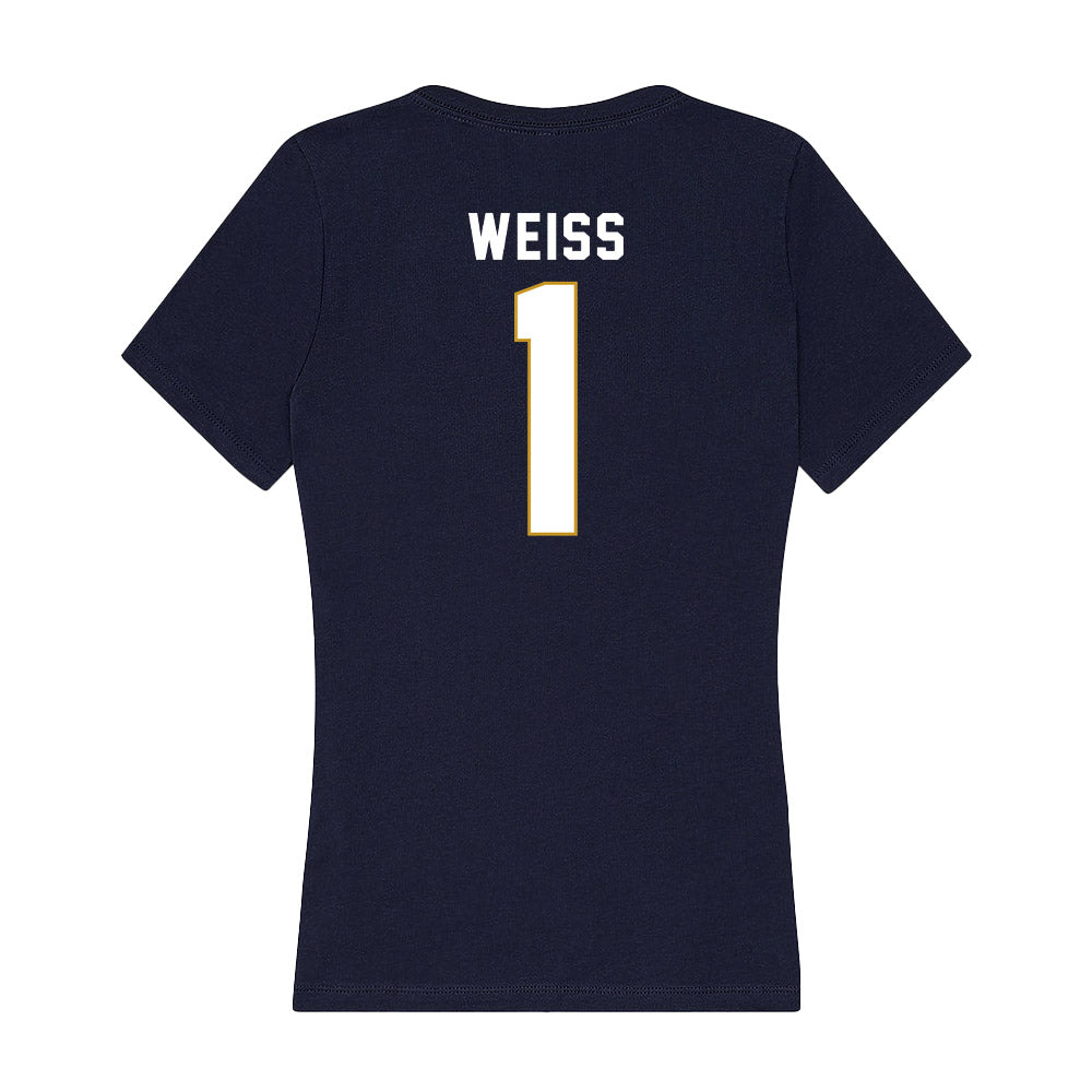 Notre Dame - NCAA Softball : Brianne Weiss - Women's V-Neck T-Shirt-2