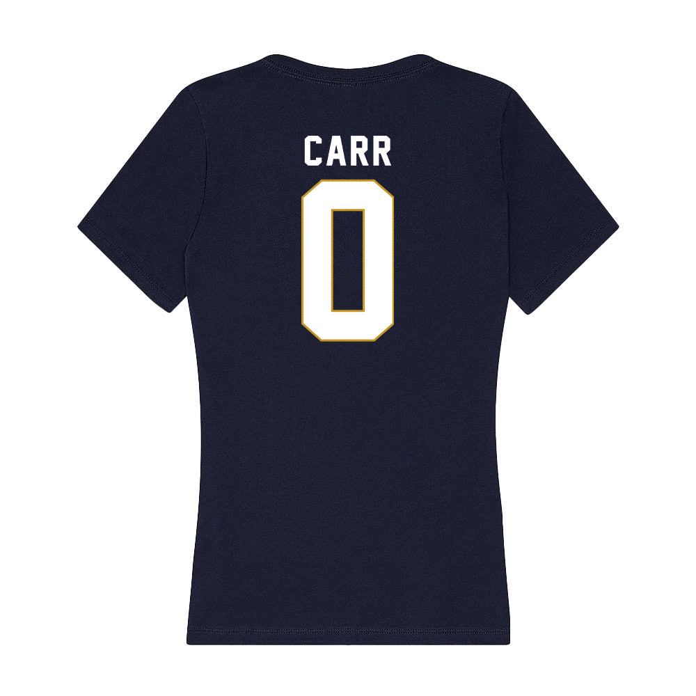 Notre Dame - NCAA Women's Lacrosse : Katherine Carr - Women's V-Neck T-Shirt-1