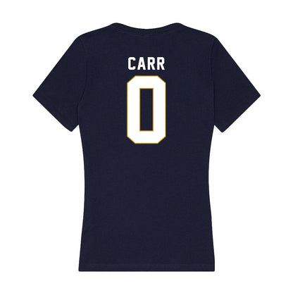 Notre Dame - NCAA Women's Lacrosse : Katherine Carr - Women's V-Neck T-Shirt-1