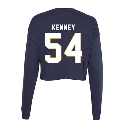 Notre Dame - NCAA Men's Lacrosse : James Kenney - Women's Cropped Crew Fleece-1