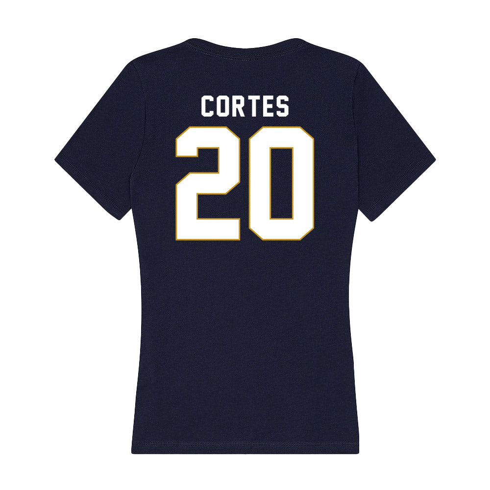  - NCAA Softball : Kaia Cortes - Women's V-Neck T-Shirt-3