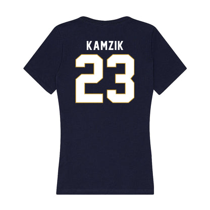 Notre Dame - NCAA Softball : Kamryn Kamzik - Women's V-Neck T-Shirt-2