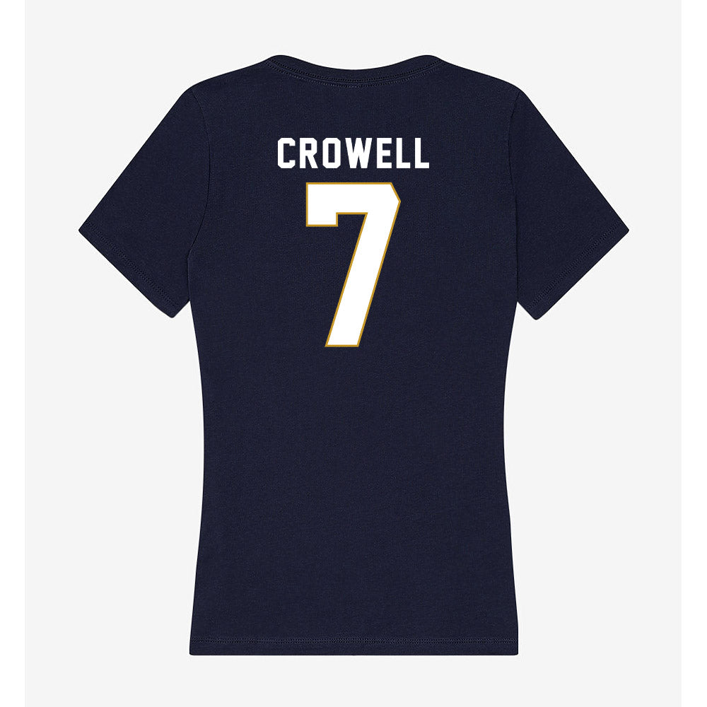 Notre Dame - NCAA Baseball : Caden Crowell - Women's V-Neck T-Shirt-1