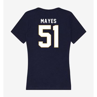 Notre Dame - NCAA Baseball : Justin Mayes - Women's V-Neck T-Shirt-1