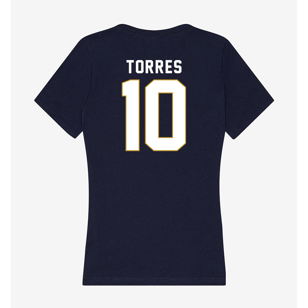 Notre Dame - NCAA Softball : Jillian Torres - Women's V-Neck T-Shirt-1