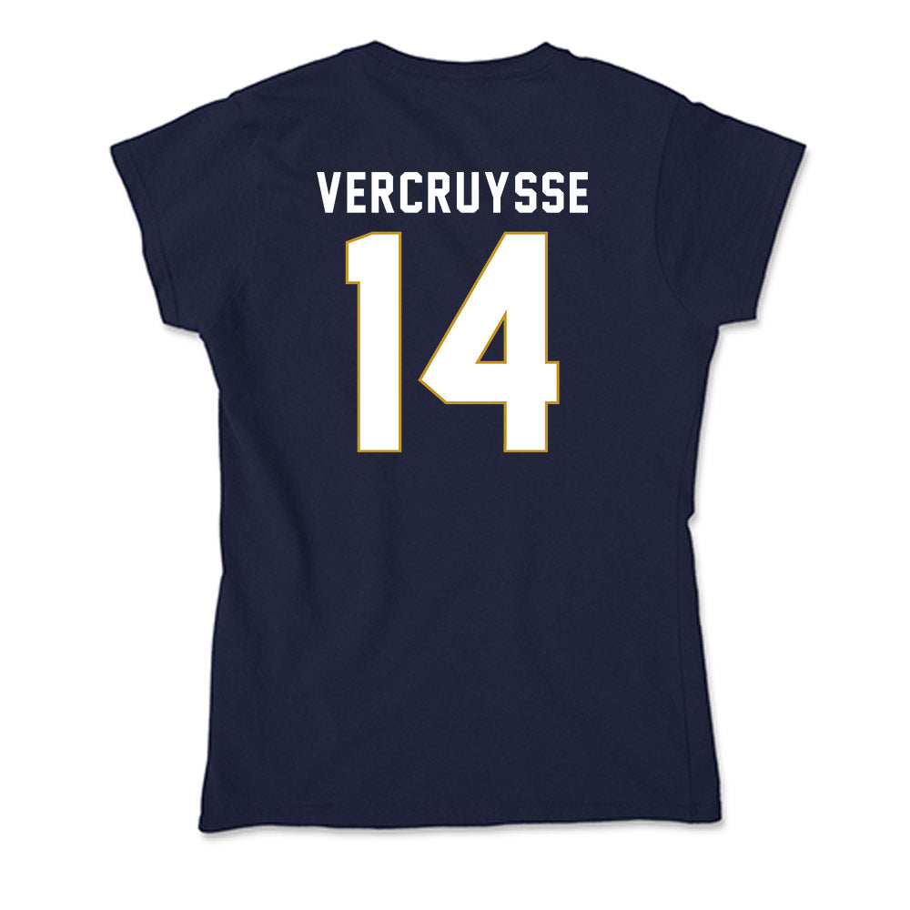 Notre Dame - NCAA Baseball : Charlie Vercruysse - Soft Style Women’s T-Shirt-1