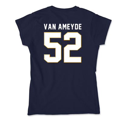 Notre Dame - NCAA Baseball : Chase Van Ameyde - Soft Style Women’s T-Shirt-1