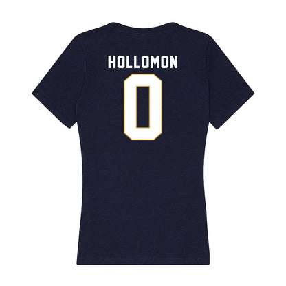 Notre Dame - NCAA Women's Soccer : Jackie Hollomon - Women's V-Neck T-Shirt-1