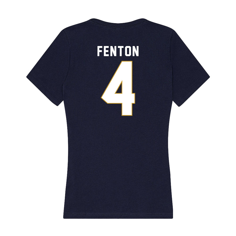 Notre Dame - NCAA Women's Volleyball : Lily Fenton - Women's V-Neck T-Shirt-1