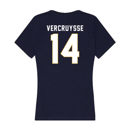 Notre Dame - NCAA Baseball : Charlie Vercruysse - Women's V-Neck T-Shirt-1