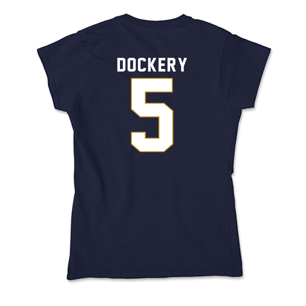 Notre Dame - NCAA Women's Volleyball : Cailey Dockery - Soft Style Women’s T-Shirt-1
