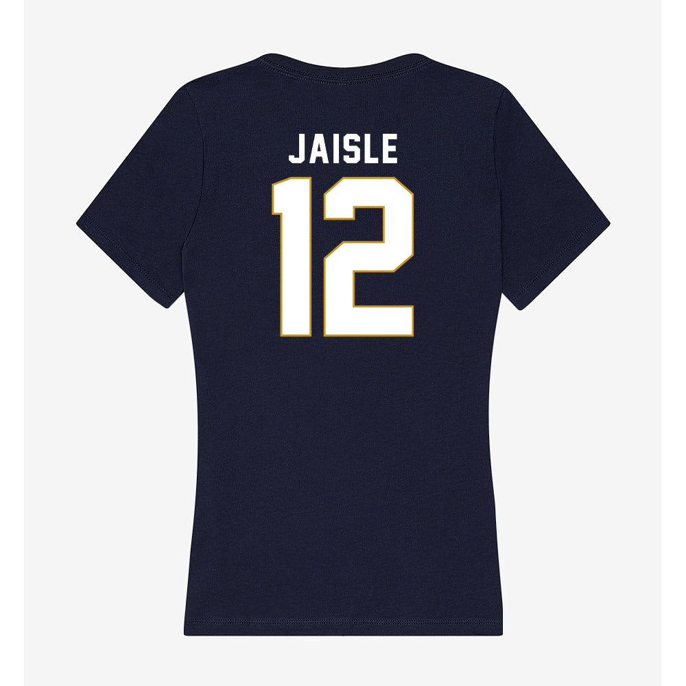 Notre Dame - NCAA Baseball : Will Jaisle - Women's V-Neck T-Shirt-1