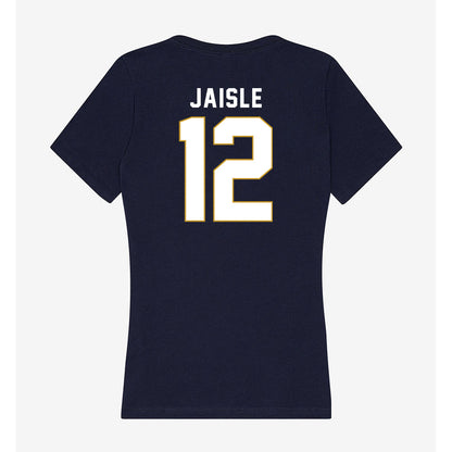 Notre Dame - NCAA Baseball : Will Jaisle - Women's V-Neck T-Shirt-1