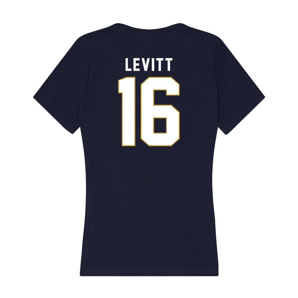 Notre Dame - NCAA Softball : Olivia Levitt - Women's V-Neck T-Shirt-1